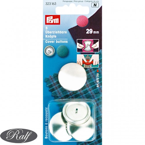 Set complet pentru nasturi de imbracat, 29 mm - Prym 323163